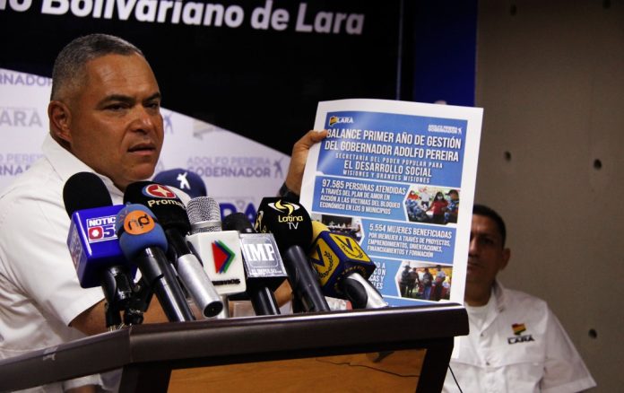 En Lara: Gobernador Adolfo Pereira ofreció balance de su gestión - noviembre 24, 2022 1:40 am - NOTIGUARO - Locales
