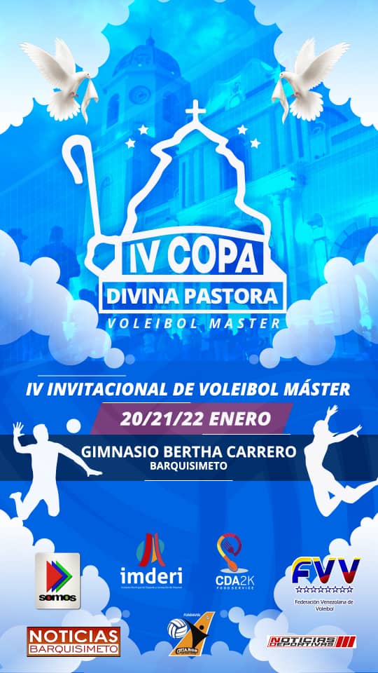 ¡Confirmado! 16 equipos disputarán la Copa de Voleibol Máster Divina Pastora