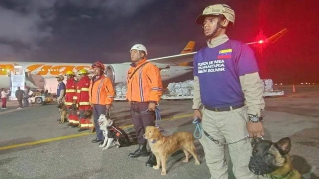 La canina Kya del estado Lara comandada por Tsunami de Aragua, rescataron a supervivientes en Turquía