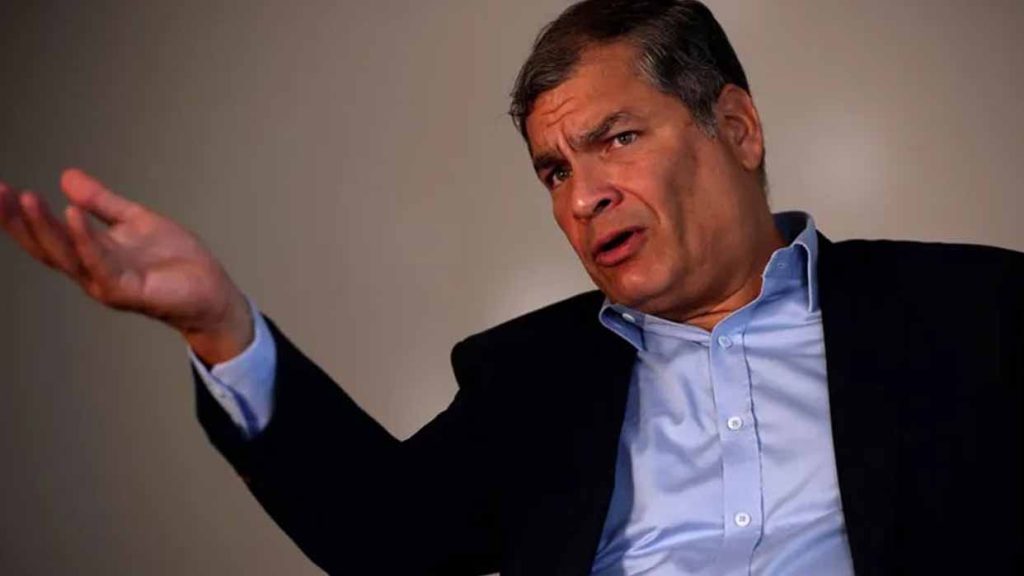 Ex presidente Correa: ''Es un complot de la derecha el asesinato de Villavicencio''