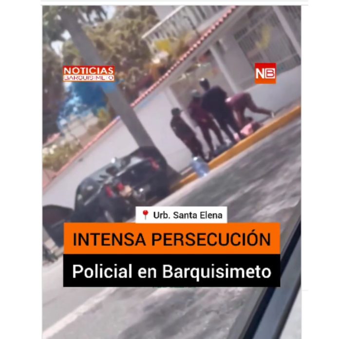 EN VIDEO: impactante persecución policial en Barquisimeto culmina con disparos