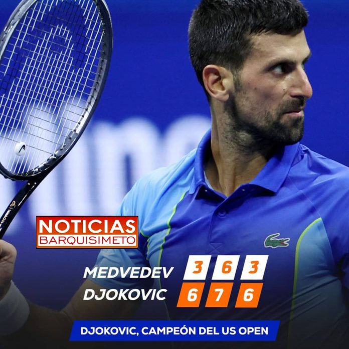 US Open 2023: Novak Djokovic venció a Daniil Medvedev y se consagró campeón