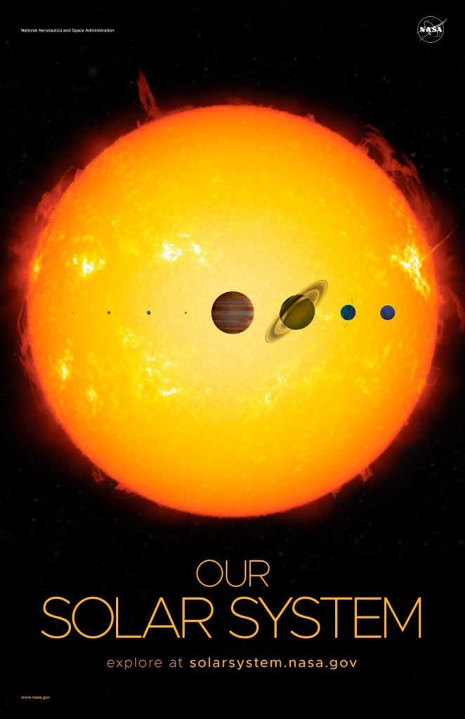 La NASA lanza maravillosa colección de pósters del sistema solar ¡Aquí los puedes descargar!