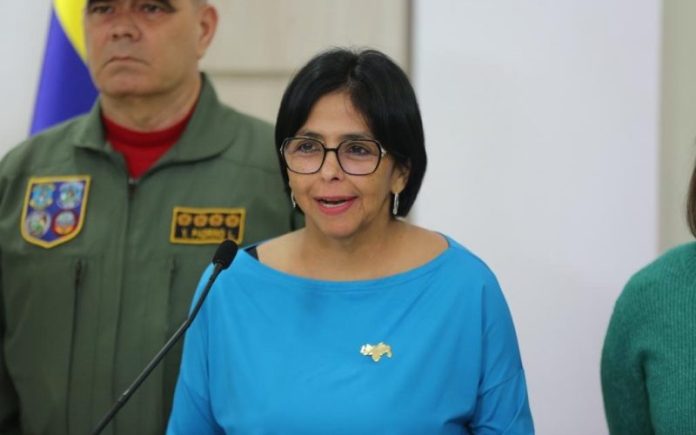 Vicepresidenta de Venezuela denuncia sabotaje al sistema eléctrico