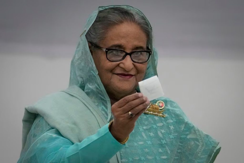 Primera ministra de Bangladesh es reelegida