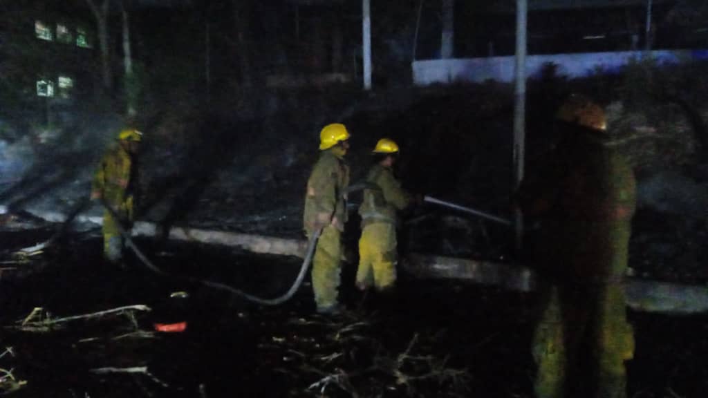 Incendio forestal se registró en las instalaciones del MAT Barquisimeto