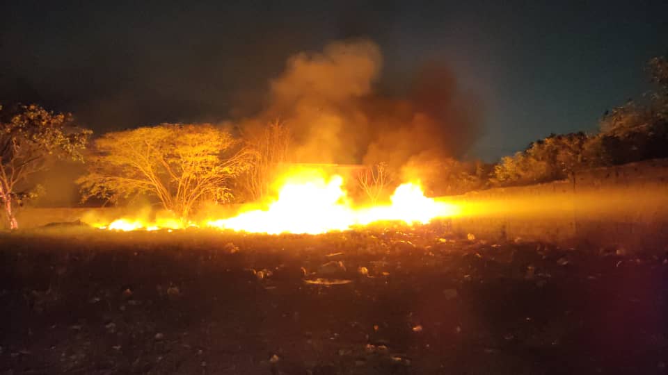Incendio forestal afectó durante tres horas a los vecinos de la Chucho Briceño III