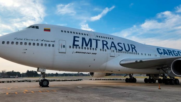 Venezuela denunciará el de avión de Emtrasur