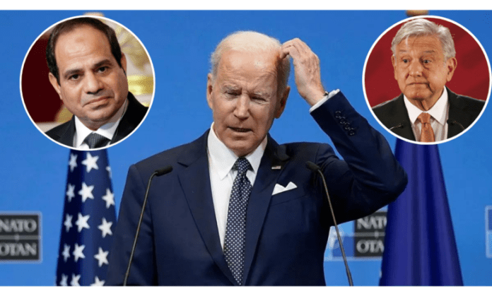 Biden confundió a López Obrador con el presidente de Egipto