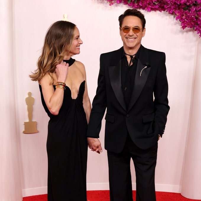 Robert Downey Jr y su esposa