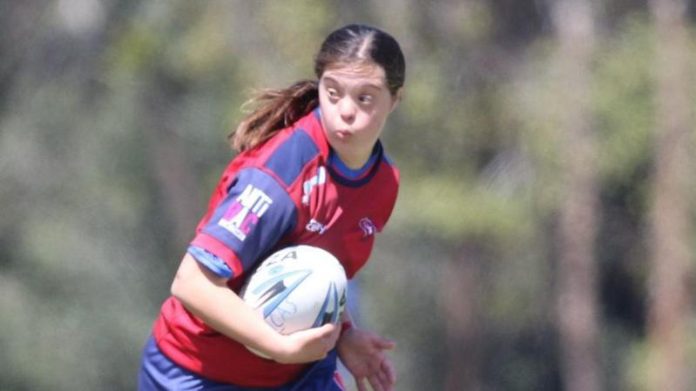 Valentina Biskupovic la jugadora de rugby con síndrome de Down