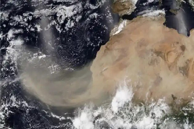Nube de polvo del Sahara se aproxima a Venezuela