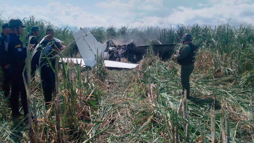 Localizan aeronave siniestrada utilizada para el tráfico internacional en el estado Portuguesa
