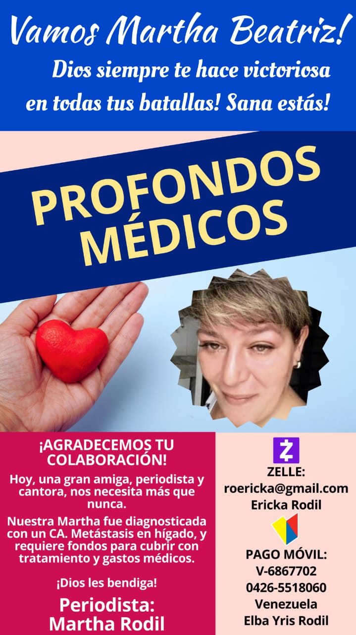 Un Llamado a la Solidaridad: Juntos apoyemos a nuestra amiga Martha Beatriz Rodill