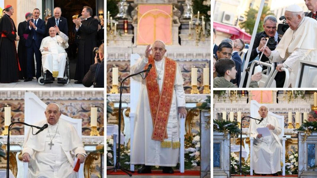 Papa lanza en Córcega súplica por la paz en países que asoman al Mediterráneo