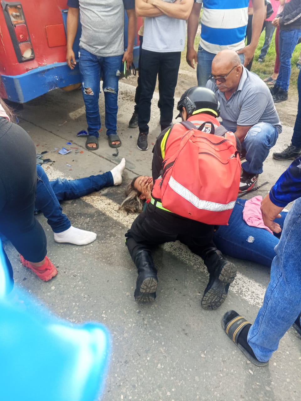 Dos lesionados es el saldo de un accidente vial al oeste de Barquisimeto