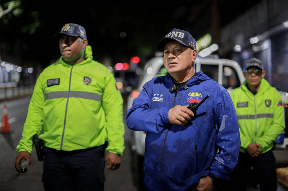 Vicepresidente sectorial Diosdado Cabello supervisó puntos de control de seguridad