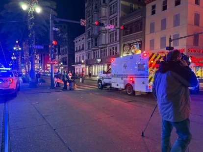 Al menos diez personas muertas en un atropello en Nueva Orleans, EEUU