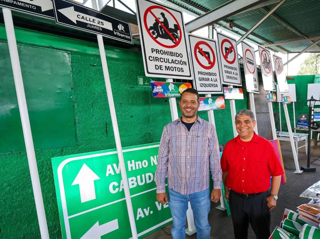 Alcaldía de Iribarren fortalece señalización vial en Barquisimeto