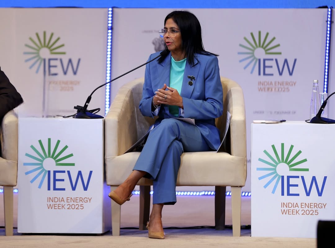 Vicepresidenta Delcy Rodríguez pide construir un futuro energético sin sanciones