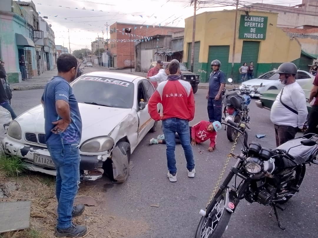 ¡Imprudencia al volante! mañana ‘accidentada’ en Barquisimeto