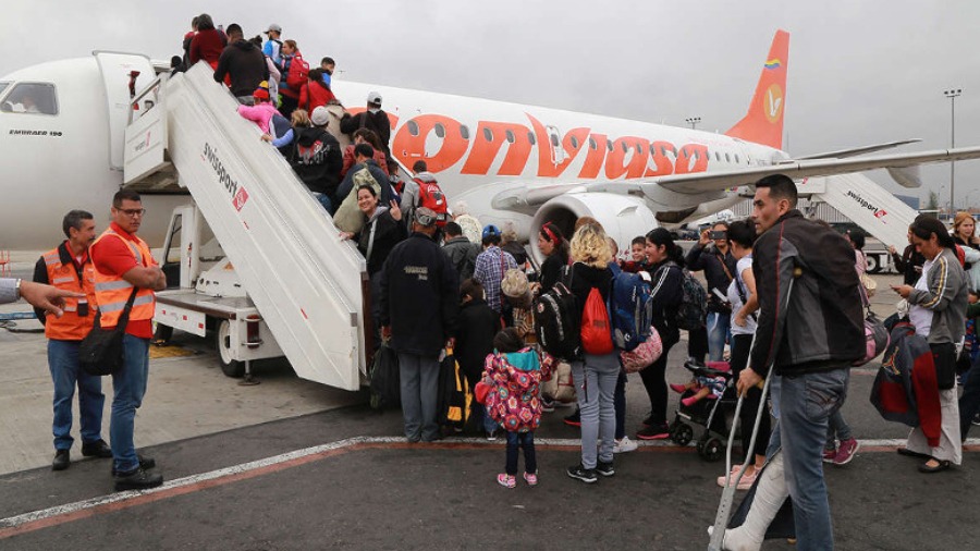 Más de 290 venezolanos llegarán al país a través del ‘Plan Vuelta a la Patria’ este jueves 20 de marzo