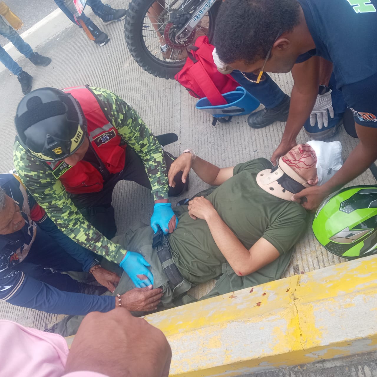 ¡Susto! Accidente de tránsito en Barquisimeto involucra a funcionarios de la Guardia Nacional