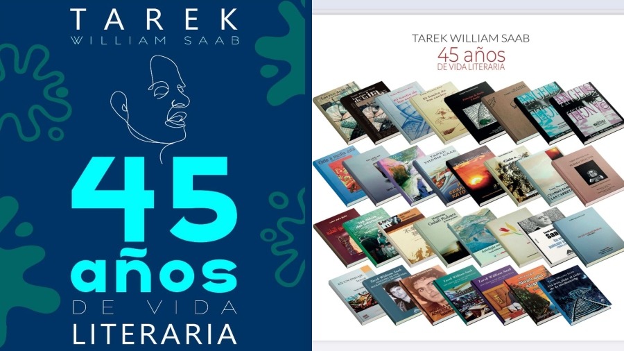 El poeta Tarek William Saab celebrará sus 45 años de vida literaria en la 21 Feria Internacional del Libro 2025