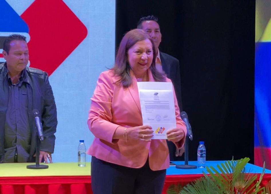 Carmen Meléndez es proclamada como Alcaldesa reelecta de Caracas: "La nueva gobernanza es desde el territorio"