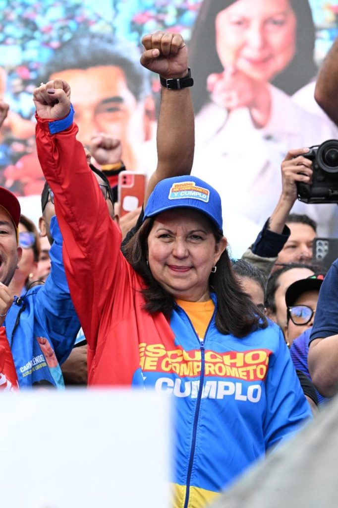 Carmen Meléndez arrasa con el 86 % de los votos y dará continuidad a su gestión junto al pueblo en la Alcaldía de Caracas