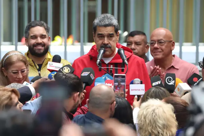 Presidente Nicolás Maduro: ''Es una proeza en Venezuela, es la séptima elección en un año''