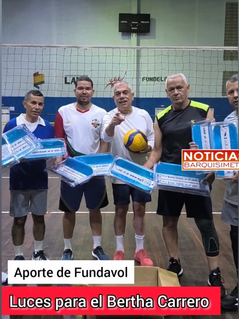¡Más brillo para el voleibol larense! Fundavol ilumina el Gimnasio Bertha Carrero