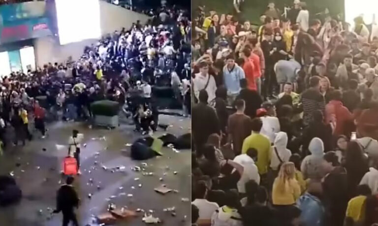 Hinchas de Vinotinto y Colombia se enfrentan en Bogotá, Colombia
