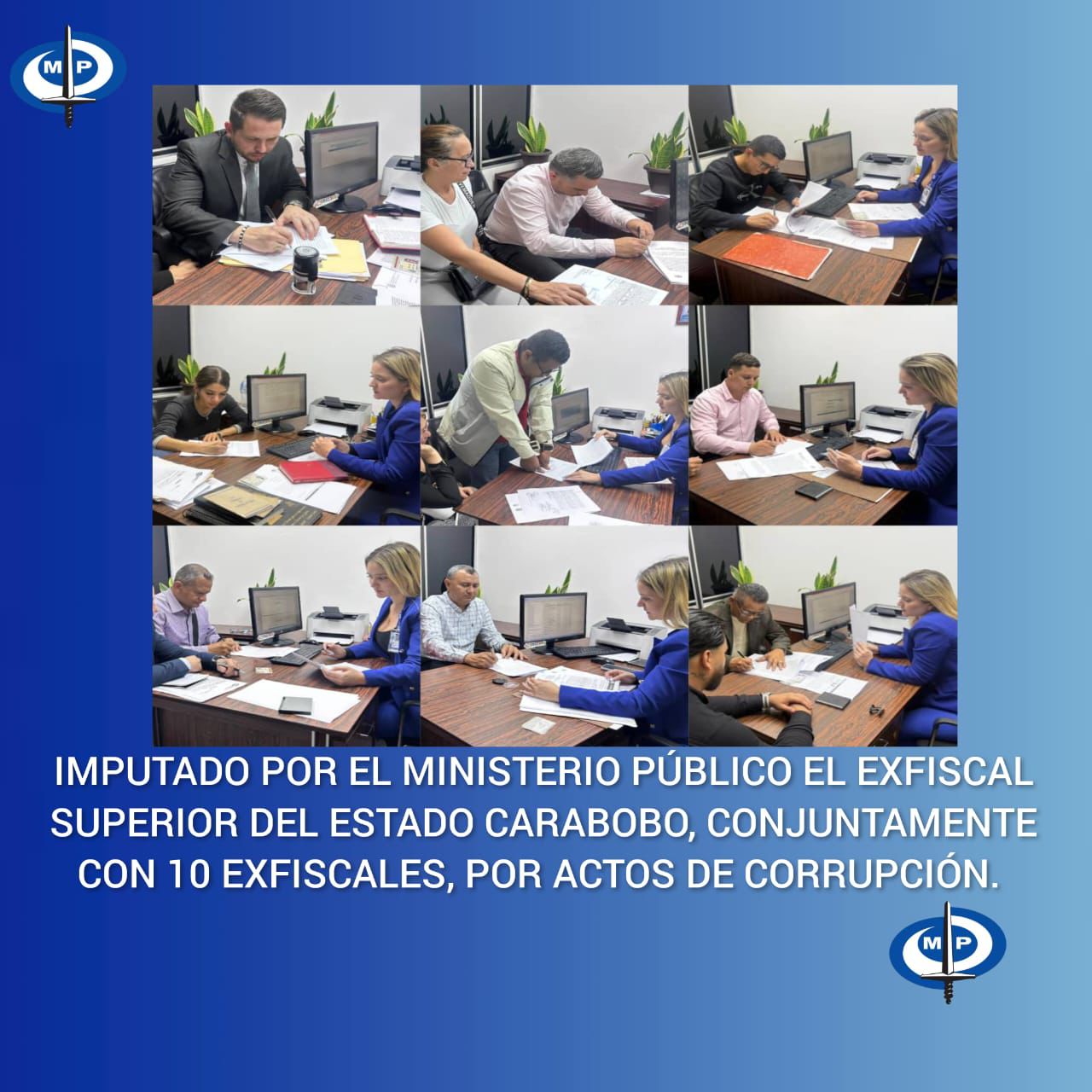 ¡BOMBA! Imputan a exfiscal Superior y 10 exfiscales más por corrupción en Carabobo