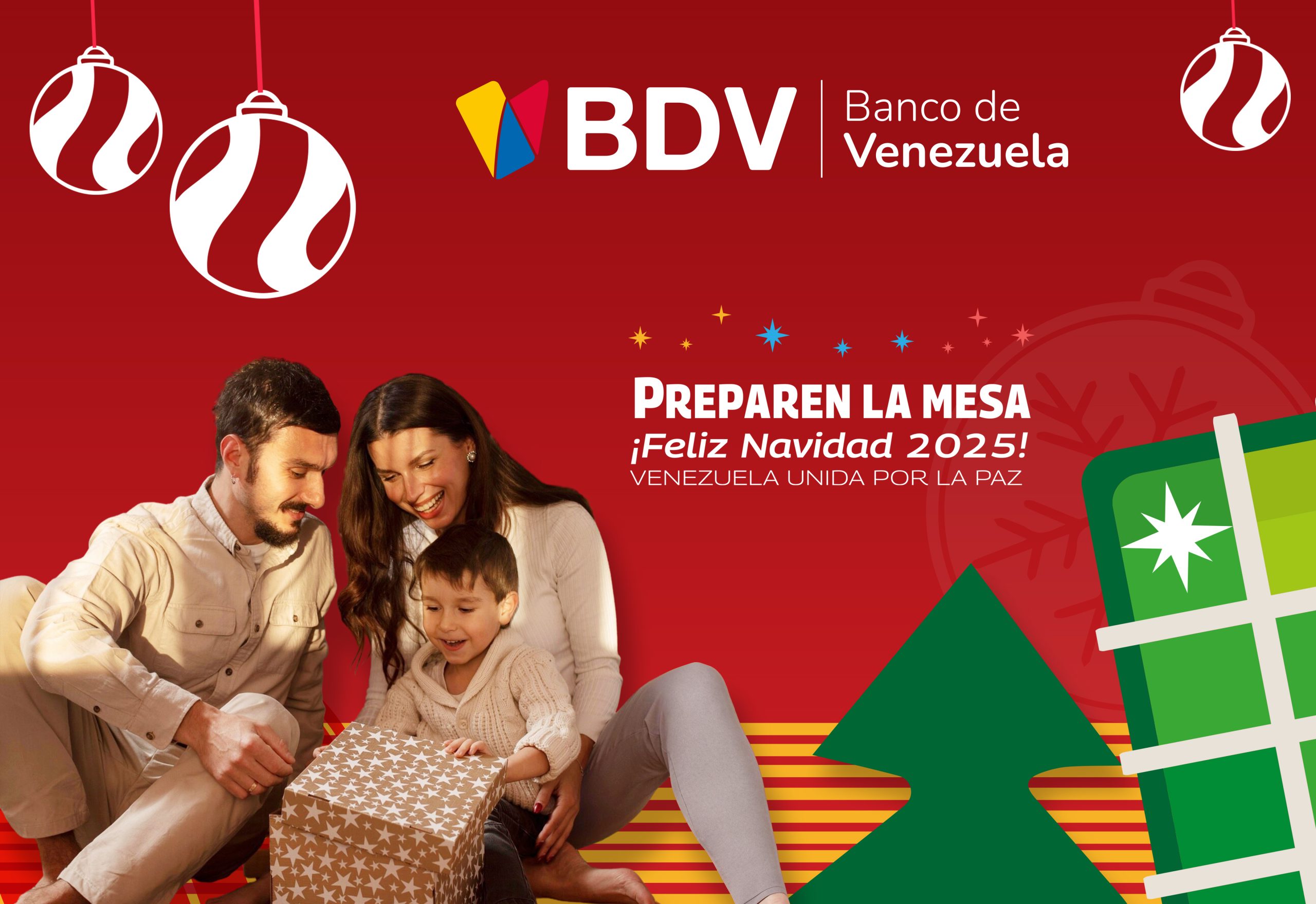 Preparen la mesa porque el BDV inicia su "Navidad pa' todos"   